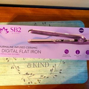 NOT FOR SALE. NIB SUTRA Tourmaline Infused Ceramic Digital 1” Flat Iron